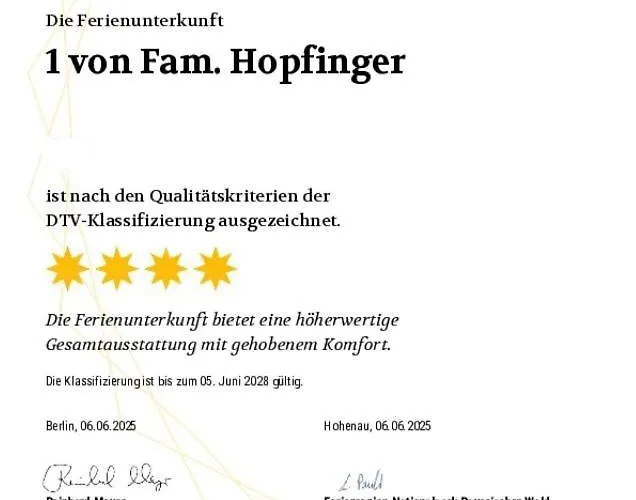 Apartament Hopfinger Hohenau